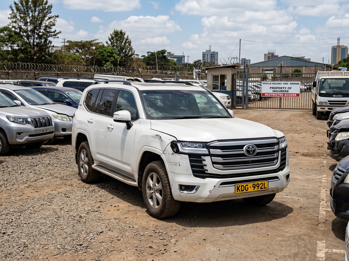 2021 Toyota Land Cruiser 300 3.3L Diesel (Salvage Donor Shell)